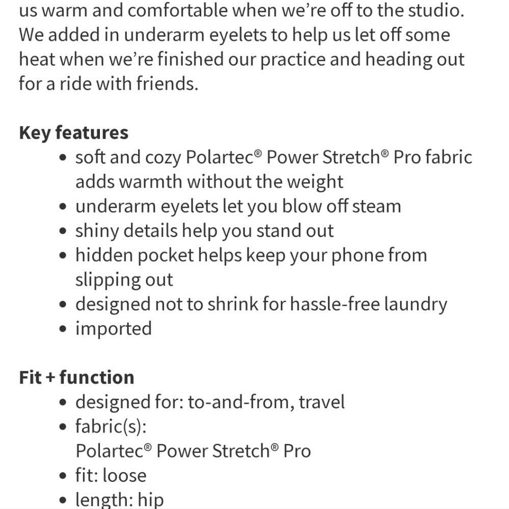 Lululemon Pullover - image 3